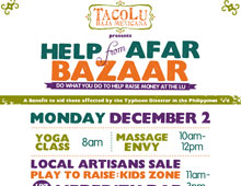 Help from Afar Bazaar Flyer